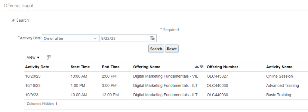 Learn To Configure Instructors In Oracle Learning Cloud Hcm Folks