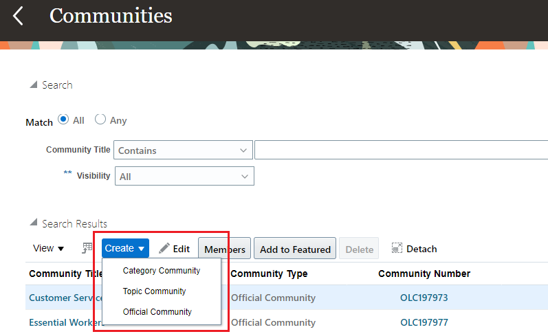 Learn to configure Official Community
