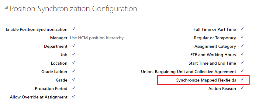 Position DFF Synchronization